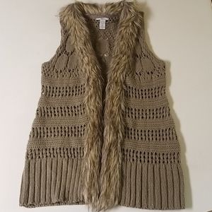 Bar III crocheted vest